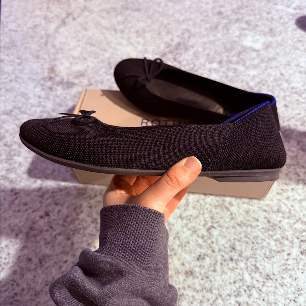 Rothy's Ballet Flats with Bow Accents